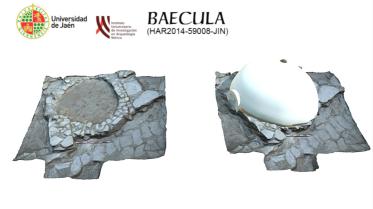 Horno del Oppidum de Turruñuelos con reconstrucción de bóveda